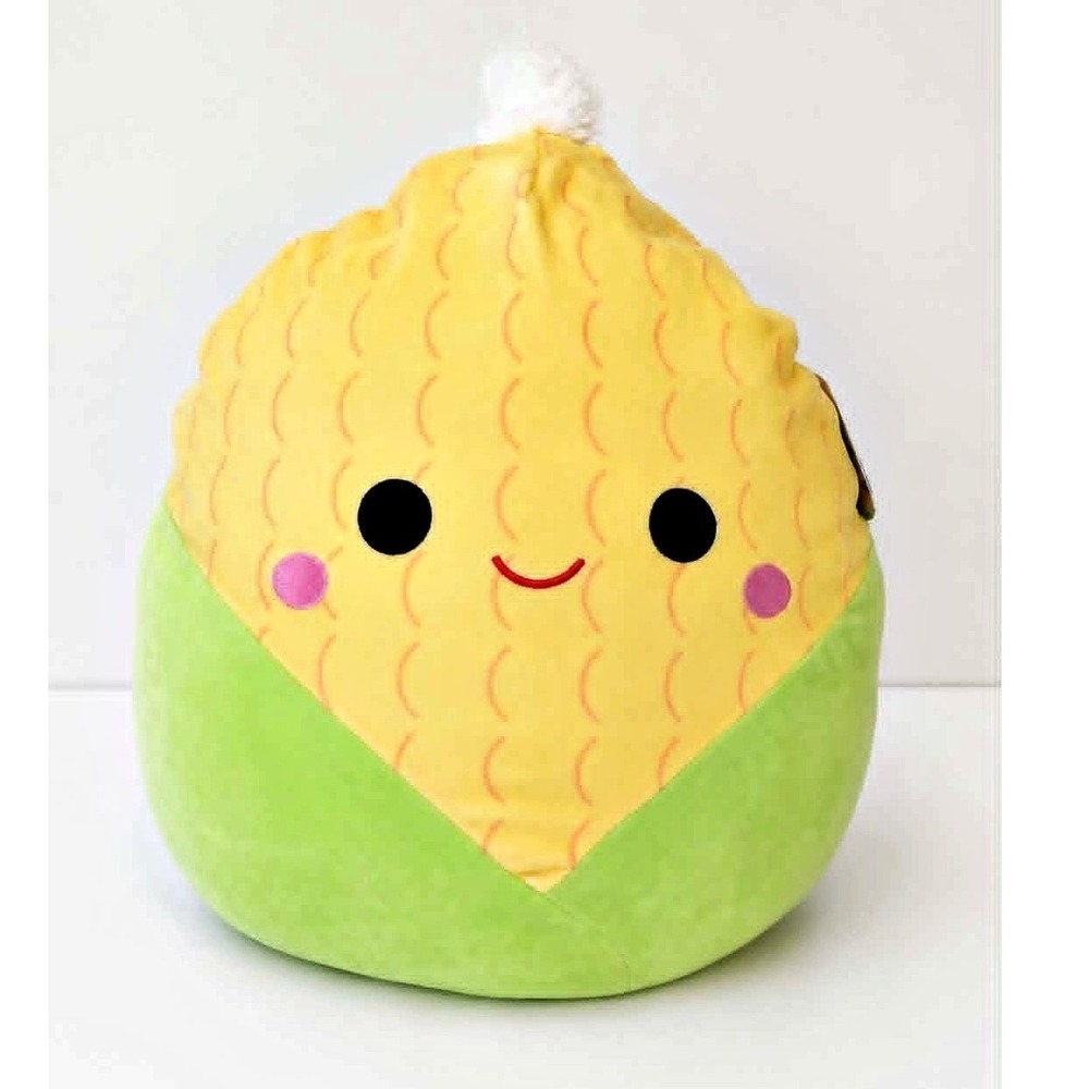 NWT Squishmallow Conrad Official Kellytoy Squishy Soft Plush 16" Conrad the Corn